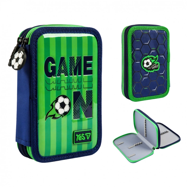 Пенал Yes твердий подвійний Football Fan HP-01 (533714) - изображение 1