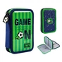 Пенал Yes твердий подвійний Football Fan HP-01 (533714) - уменьшенное изображение 1