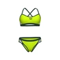 Купальник Arena Icons Bikini Cross Back Solid 005037-660 Салатовий 36 (3468337529231) - уменьшенное изображение 6