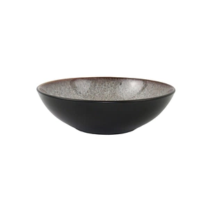 Тарілка Ardesto Bolzano, 630мл, 18см, кераміка, чорно-коричневий (AR2918BB) зображення 1