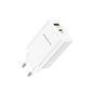 Зарядний пристрій BOROFONE BN10 Sunlight 1xUSB-C PD65W + 1xUSB-A White (6974443388190) - зменшене зображення 2