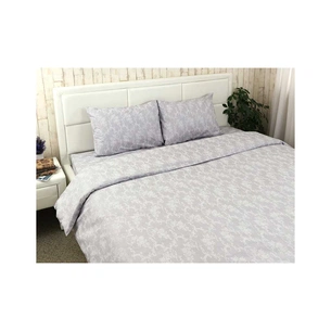 Постільна білизна Руно Сіра вензель бязь набивна полуторна (1.114Б_Сірий вензель) зображення 1