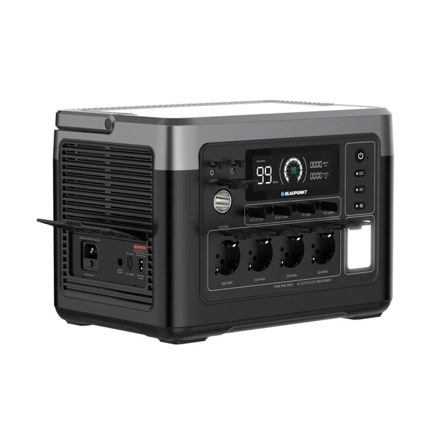 Зарядна станція BLAUPUNKT JuiceBox 1000, 1800W, 1024Wh, LiFePO4 з водонепроникною сумкою - изображение 1