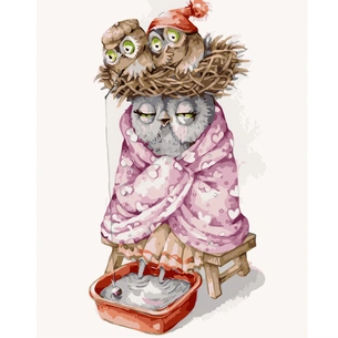 Картина по номерам Strateg Зимовий настрій 40х50 см (VA-1485) зображення 1