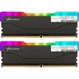 Модуль пам'яті для комп'ютера DDR4 32GB (2x16GB) 2666 MHz RGB X2 Series Black eXceleram (ERX2B432269CD) - зменшене зображення 1