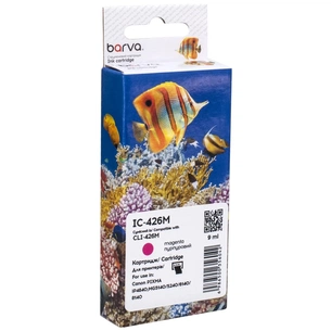 Картридж Barva Canon CLI-426M (4558B001) 635 ст, magenta (IC-426M) зображення 1