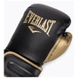 Боксерские перчатки Everlast PowerLock Boxing Training Gloves P00002661 чорний, золотий 10 унцій (009283611965) - уменьшенное изображение 6