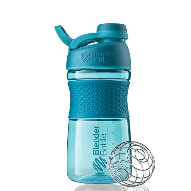Шейкер спортивний BlenderBottle SportMixer Twist 20oz/590ml Teal (Twist 20oz Teal) - зображення 1