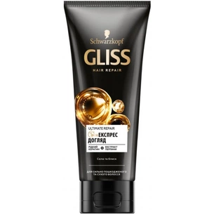 Маска для волосся Gliss Ultimate Repair Експрес-догляд 200 мл (9000100855815) зображення 1