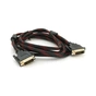 Кабель мультимедийный DVI M to DVI M 3.0m 24+1pin black/red Merlion (YT-DVI(M)/(M)NY/RD-3.0m) - уменьшенное изображение 1
