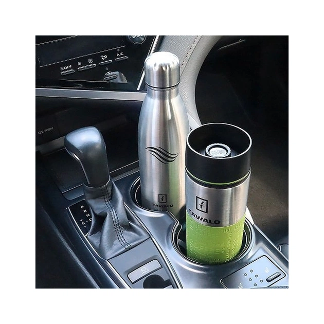Термокружка Tavialo + 2 ущільнювальних кільця 420 мл Зелений (190420113) - зображення 6