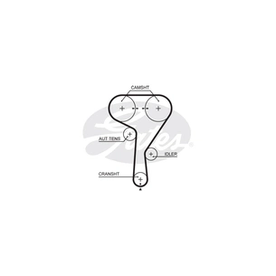 Ремінь ГРМ Gates 5603XS зображення 1