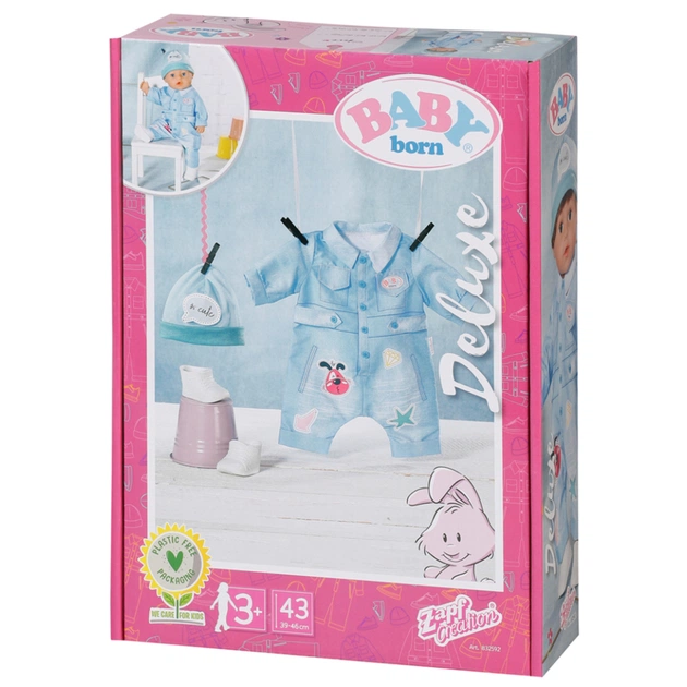 Аксесуар до ляльки Zapf Одяг для ляльки Baby Born Джинсовий стиль (832592) - picture 2