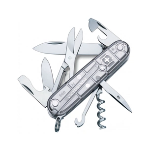 Ніж Victorinox Climber Transparent Silver Blister (1.3703.T7B1) зображення 1