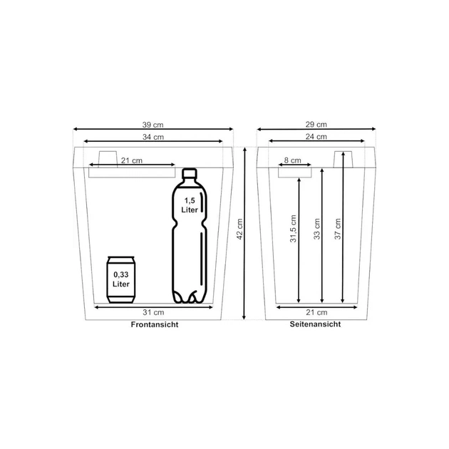 Автохолодильник Zorn Z-26 LNE + USB 12/230 V (4251702501142) - зображення 10