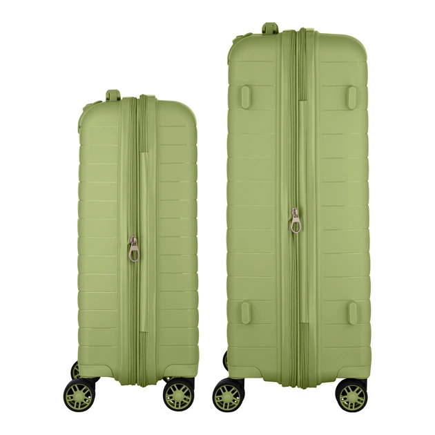 Набір валіз 2E Aero (M+S), оливково-зелені (2E-SPP-AERO-SET2-MG) - зображення 5