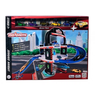 Ігровий набір Majorette Міський гараж 3 рівні 5 машин (2059986) зображення 1