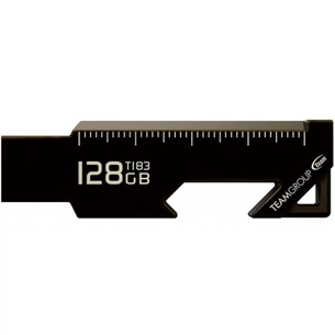 USB флеш накопичувач Team 128GB T183 Black USB 3.1 (TT1833128GF01) зображення 1