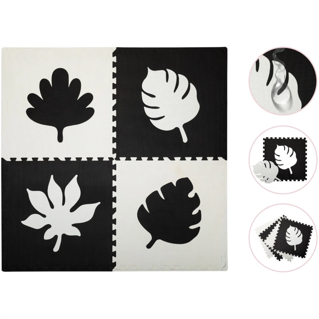 Дитячий килимок MoMi пазл Feli 120 х 120 cм Black (AKCE00028) - picture 3