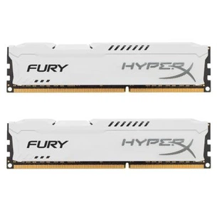 Модуль пам'яті для комп'ютера DDR3 8Gb (2x4GB) 1600 MHz HyperX Fury White Kingston Fury (ex.HyperX) (HX316C10FWK2/8) зображення 1