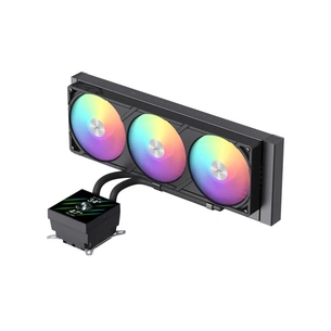 Система жидкостного охлаждения Gamemax GLACIER 360 LCD BK изображение 1