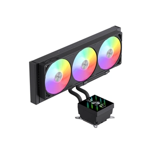 Система рідинного охолодження Gamemax GLACIER 360 LCD BK зображення 1