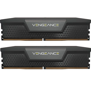 Модуль пам'яті для комп'ютера DDR5 64GB (2x32GB) 6000 MHz Vengeance Black Corsair (CMK64GX5M2B6000C30) зображення 1