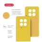 Чохол до мобільного телефона Intaleo Silicone Xiaomi Redmi Note 14 Pro Plus Yellow (1283126617225) - зменшене зображення 5