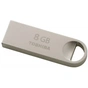 USB флеш накопичувач Toshiba 8GB Owari Metal USB 2.0 (THN-U401S0080E4) - зменшене зображення 3