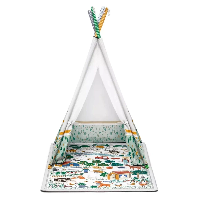 Дитячий килимок Kinderkraft намет 3 в 1 Little Gardener (5902533918171) - picture 2