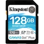Карта пам'яті Kingston 128GB SDXC class 10 UHS-I U3 Canvas Go Plus (SDG3/128GB) - зменшене зображення 1