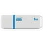 USB флеш накопичувач Goodram 8GB UMO2 White USB 2.0 (UMO2-0080W0R11) - зменшене зображення 1