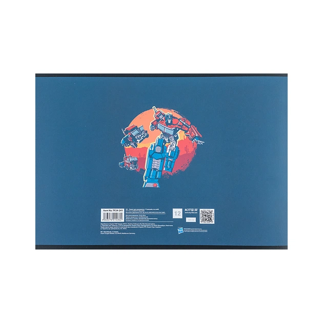 Альбом для малювання Kite Transformers, 12 аркушів (TF24-241) - picture 6