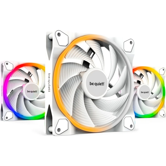 Кулер для корпуса Be quiet! Light Wings White 140mm PWM high-speed (BL103) - изображение 1