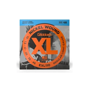 Струни для гітари D'Addario XL Nickel Wound Regular Light (10-46) (EXL110) зображення 1