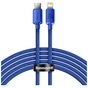 Дата кабель USB-C to Lightning 2.0m 20W blue Baseus (CAJY000303) - уменьшенное изображение 1