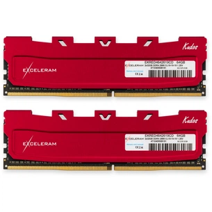 Модуль пам'яті для комп'ютера DDR4 64GB (2x32GB) 2666 MHz Red Kudos eXceleram (EKRED4642619CD) зображення 1