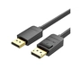 Кабель мультимедійний DisplayPort M to DisplayPort M 1.5m black Vention (HACBG) - зменшене зображення 1
