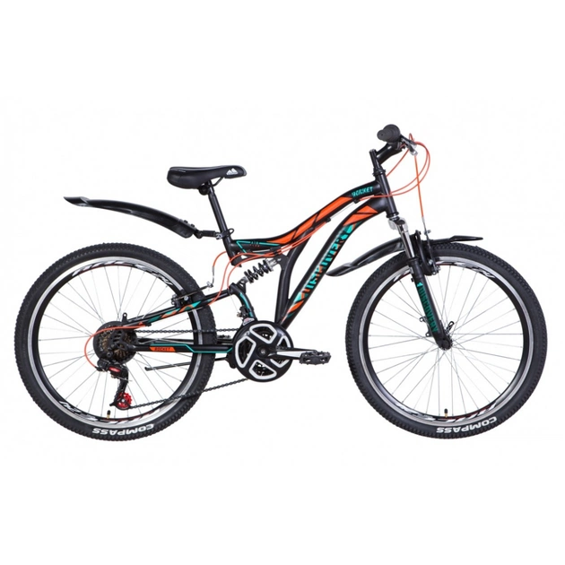 Велосипед Discovery 24" ROCKET AM2 Vbr рама-15" 2021 Silver/Red (OPS-DIS-24-250) - зображення 1