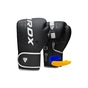 Боксерські рукавички RDX F6 Kara Matte White 14 унцій (BGR-F6MW-14OZ) - зменшене зображення 1