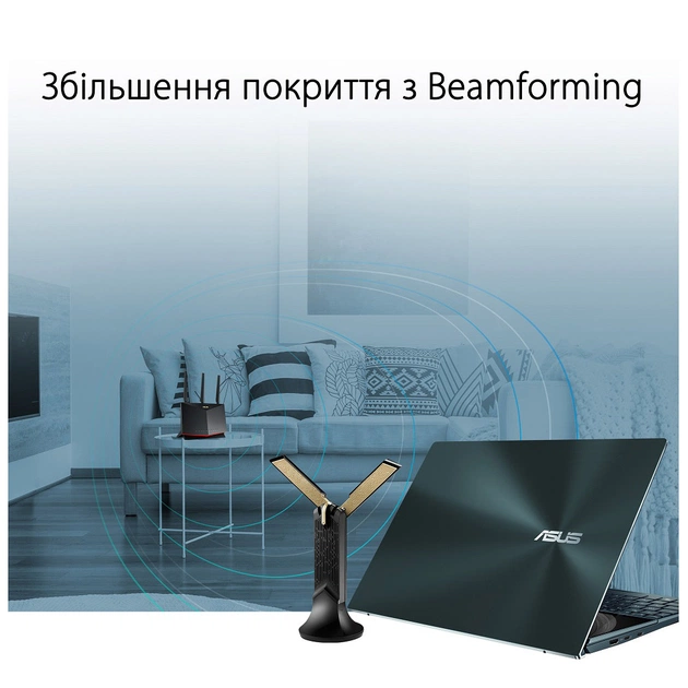 Мережева карта Wi-Fi ASUS USB-AX56 (90IG06H0-MO0R10) - picture 7