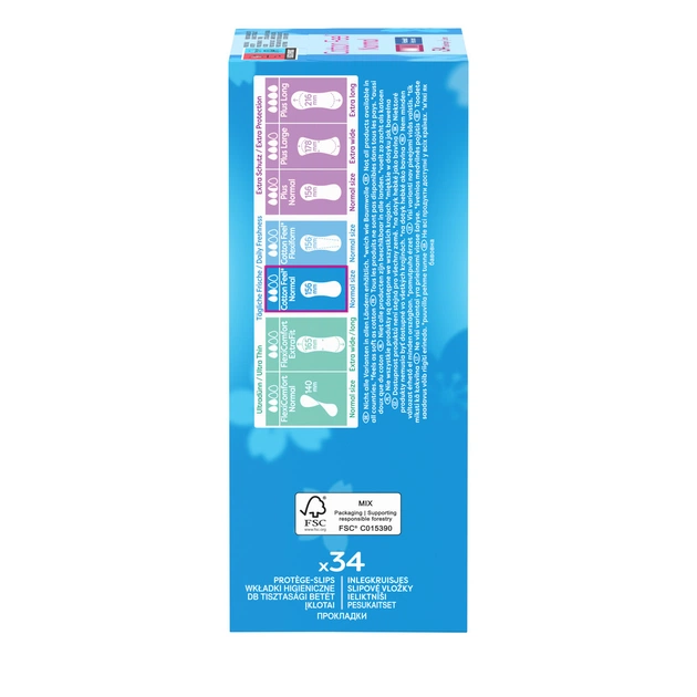 Щоденні прокладки Carefree Cotton Fresh 34 шт. (3574661064307/3574661565071/8002110312365) - picture 2