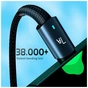 Дата кабель USB 2.0 AM to USB-C 1.0m 100W black Essager (EXC7A-CG01-P) - уменьшенное изображение 6