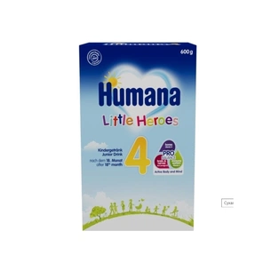 Дитяча суміш Humana Little Heroes 4 молочна з пребіотиками-галактоолігосахаридами, 600 г (4031244002785) зображення 1