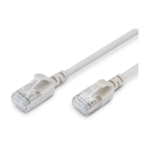 Патч-корд 2м, FTP, cat.6A, Sliim, AWG 32/7, Cu, LSZH, grey Digitus (DK-1632-A-020S) зображення 1