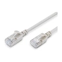 Патч-корд 2м, FTP, cat.6A, Sliim, AWG 32/7, Cu, LSZH, grey Digitus (DK-1632-A-020S) - зменшене зображення 1