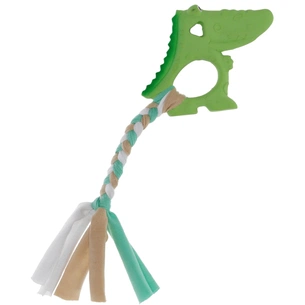 Іграшка для собак MISOKO&CO Крокодил різнокольоровий 23 см (BEIRJ03457) зображення 1