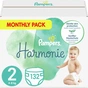 Підгузки Pampers Harmonie Mini Розмір 2 (4-8 кг) 132 шт (8006540156384) - зменшене зображення 1