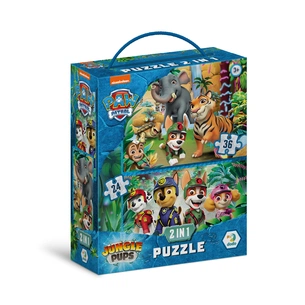 Пазл DoDo 2 в 1 Paw Patrol. Пригоди у Джунглях (200572) зображення 1