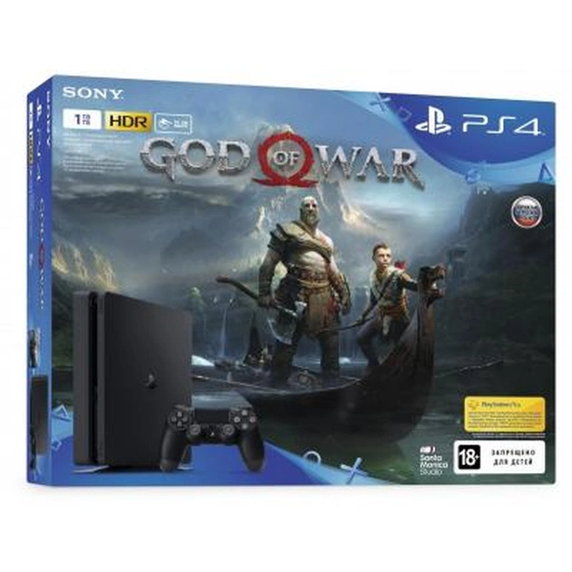 Ігрова консоль Sony PlayStation 4 Slim 1Tb Black (God of War) (9385172) - picture 9